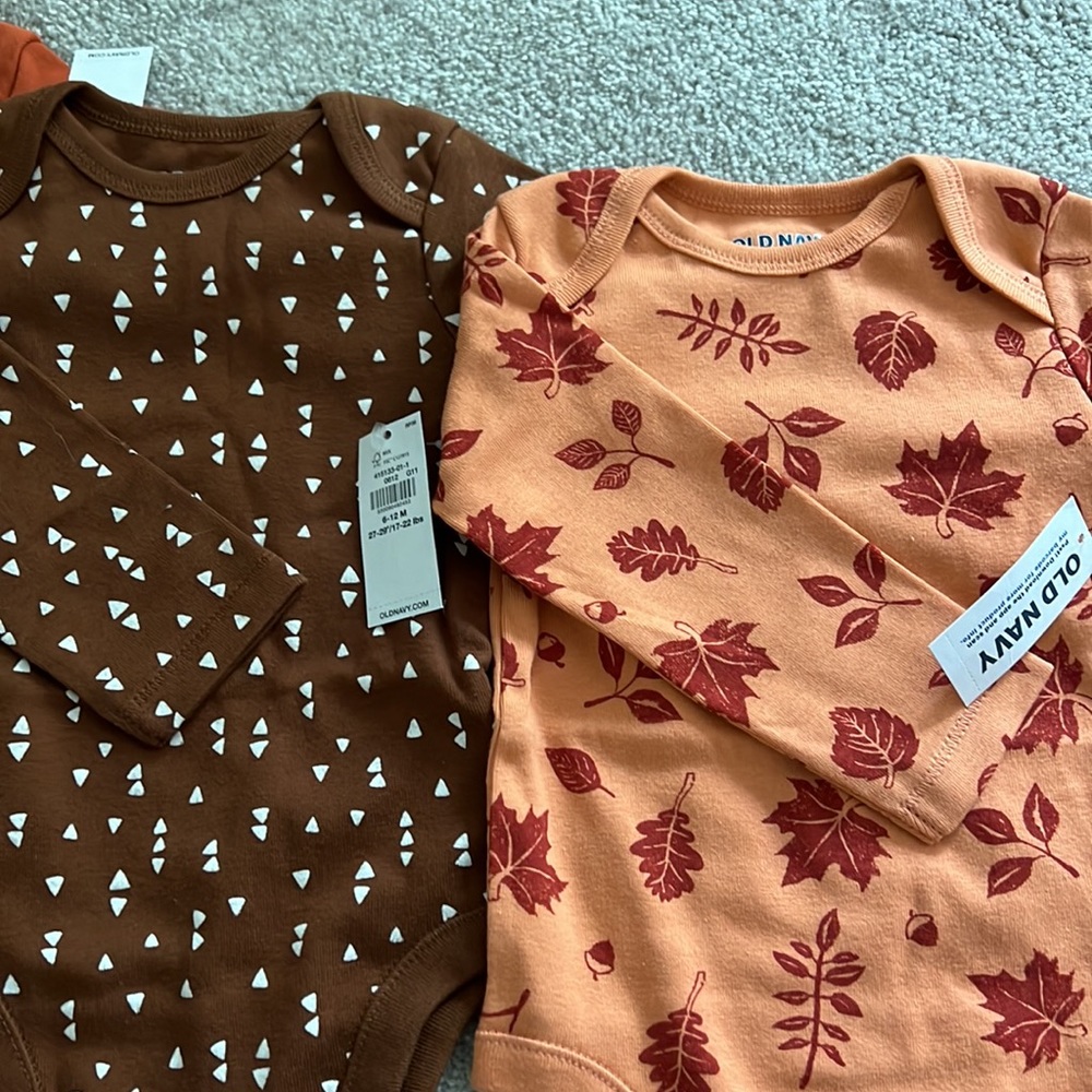 Fall Baby Bodysuits (3 Pack) - Picture 3 of 5